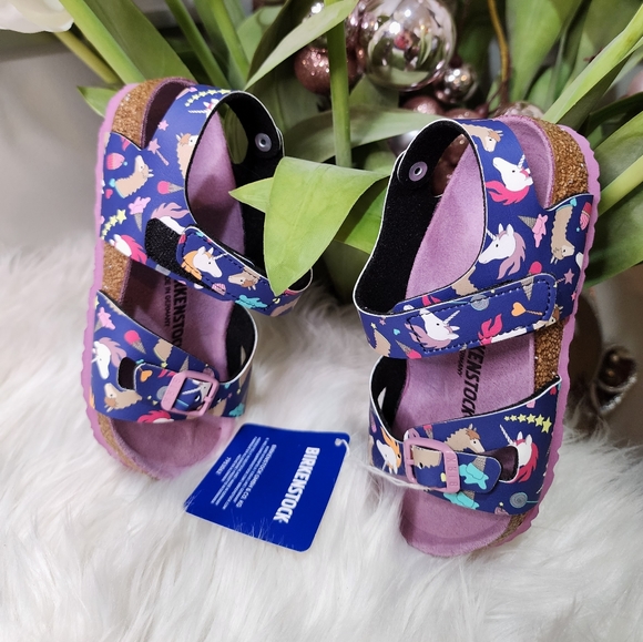 BIRKENSTOCK COLORADO UNICORN SEAFOAM KIDS' SANDALS brand new